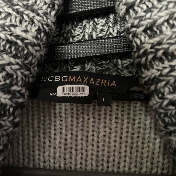 BCBGMaxAzria short sleeve cardigan sweater large - Picture 8 of 10